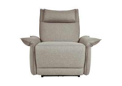 Image for Taupe Power Reclining Chair with Power Headrest