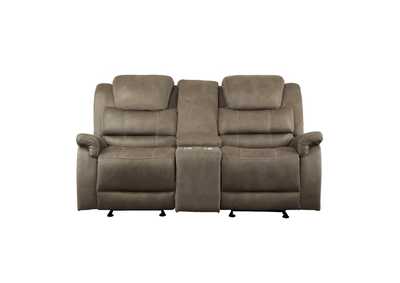 Image for Shola Double Glider Reclining Love Seat with Center Console