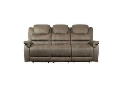Image for Shola Double Reclining Sofa with Center Drop-Down Cup Holders, Receptacles and USB Ports
