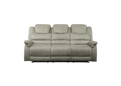 Image for Shola Power Double Reclining Sofa with Power Headrests, Drop-Down Cup Holders, Receptacles and USB Ports