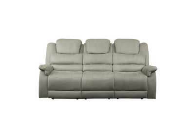 Image for Shola Double Reclining Sofa with Center Drop-Down Cup Holders, Receptacles and USB Ports