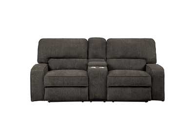 Image for Borneo Power Double Reclining Love Seat with Center Console, Power Headrests and USB Ports
