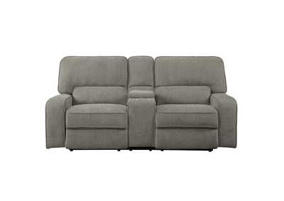 Image for Borneo Power Double Reclining Love Seat with Center Console, Power Headrests and USB Ports