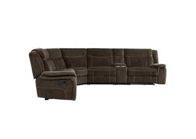 Image for Brown 6-Piece Modular Reclining Sectional