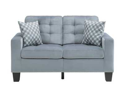 Image for Gray Loveseat W/2 Pillows