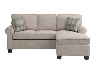 Image for Reversible Sofa Chaise,2Pillows 100%Poly