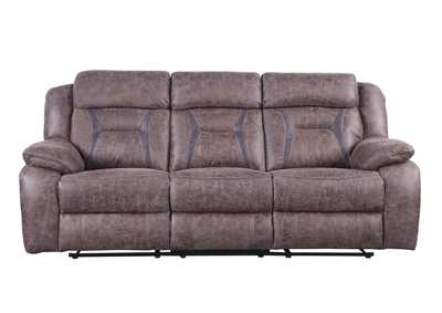 Image for Double Reclining Sofa,Polished Microfibe