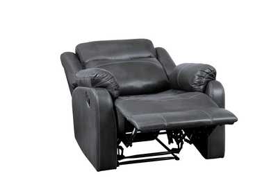 Image for Gray Lay Flat Reclining Chair, Dark