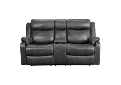Image for Yerba Double Lay Flat Reclining Love Seat with Center Console