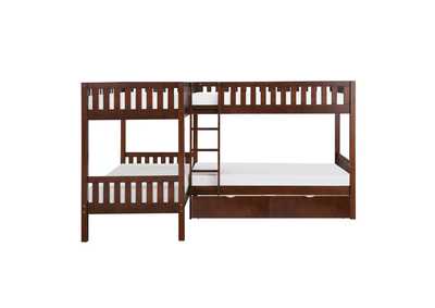 Rowe Corner Bunk Bed With Storage Boxes Dimensional Furniture Outlet