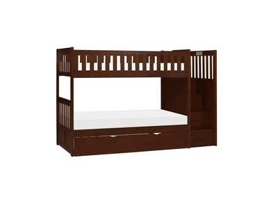 Image for Rowe Twin/Twin Step Bunk Bed With Twin Trundle