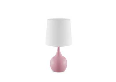 Image for 23.5"H Grey Table Touch Lamp, Pinl