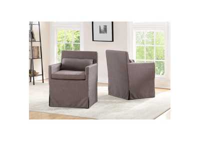 Image for Brown Fabric Upholstery Chair W/ Brown Fabric, 3A