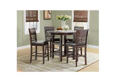 Image for ebony 5 Piece Counter Height Dining Set, Ebony Mindy