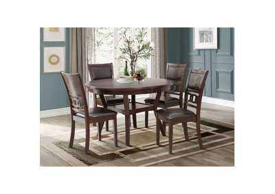 Image for ebony 5 Piece Pack Dining Set, Ebony Mindy Wood