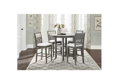 Image for Gray Mindy 5 Piece Counter Height Dining Set, Gray Mindy