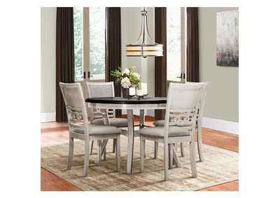 Image for Cherry Mindy 5 Piece Pack Dining Set, Wht/Cherry Mindy Wood