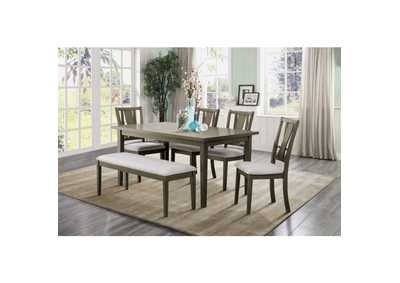 Image for Gray Mindy 6 Piece Pack Dining Set, Gray Mindy