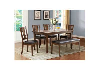 Image for Brown Mindy 6 Piece Pack Dining Set, Brown Mindy