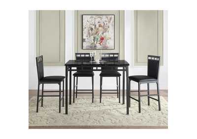 Image for 5 Piece Counter Height Dining Set Set