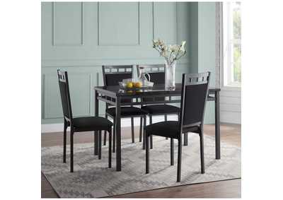 Image for 5 Piece Dining Set, Faux Mrble Top