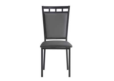 Image for Gray Side Chair, Gray (4 In 1 Box)