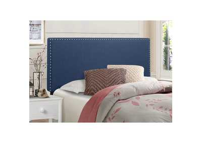 Image for Blue Fabric Twin Headboard Only W/Blue Fabric,3A