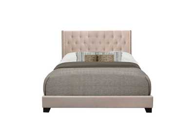 Image for Beige Fabric Queen Bed W/Beige Fabric, 3A