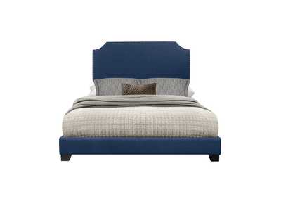 Image for Blue Fabric Queen Bed W/Blue Fabric,3A