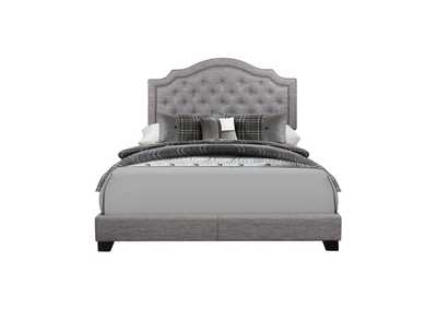 Image for Grey Fabric King Bed W/Grey Fabric