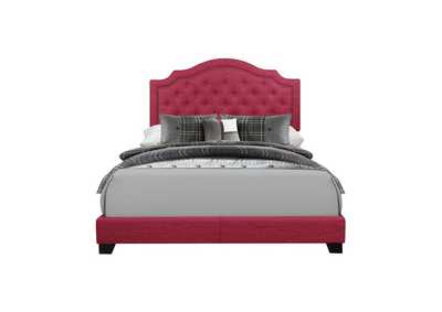 Image for Pink Fabric King Bed W/Pink Fabric