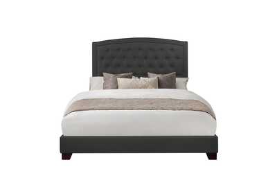 Image for Dark Grey Fabric King Bed W/Dark Grey Fabric