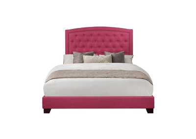 Image for Pink Fabric King Bed W/Pink Fabric