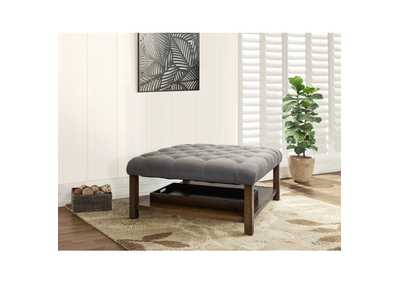 Image for Dark Grey Coffee Ottoman Dark Grey