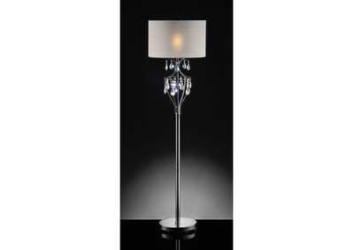 Image for Floor Lamps 60" H Floor Lamp W/ Hanging Crystals