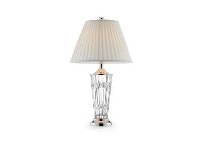Image for 29" H Crystal Glass Table Lamp