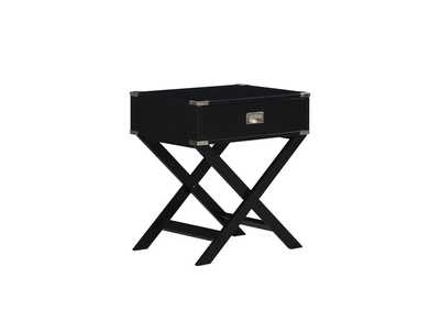 Image for X Leg Night Stand W/ Usb In Blk, 3A