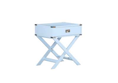 Image for blue X Leg Night Stand W/ Usb In Blue, 3A