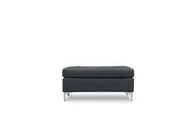 Image for grey Ottoman W/Grey Pu