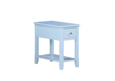 Image for blue Chair Side Table W/Usb In Blue, 3A