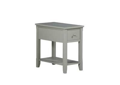 Image for Chair Side Table W/Usb In Gray, 3A