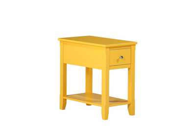 Image for yellow Chair Side Table W/Usb In Yellow, 3A