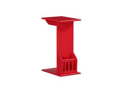 Image for Red Snack Table In Red, 3A