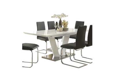 Image for Yannis White Dining Table