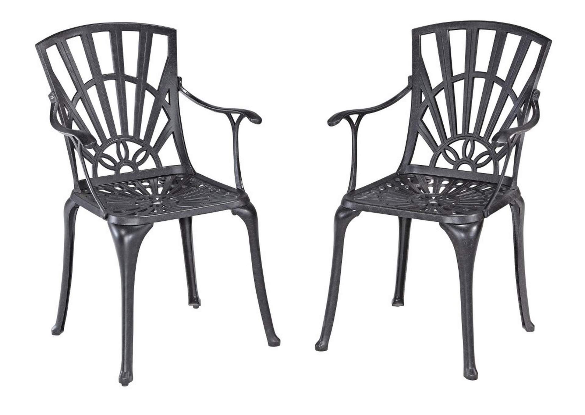 Grenada Outdoor Chair Pair By Homestyles,Homestyles