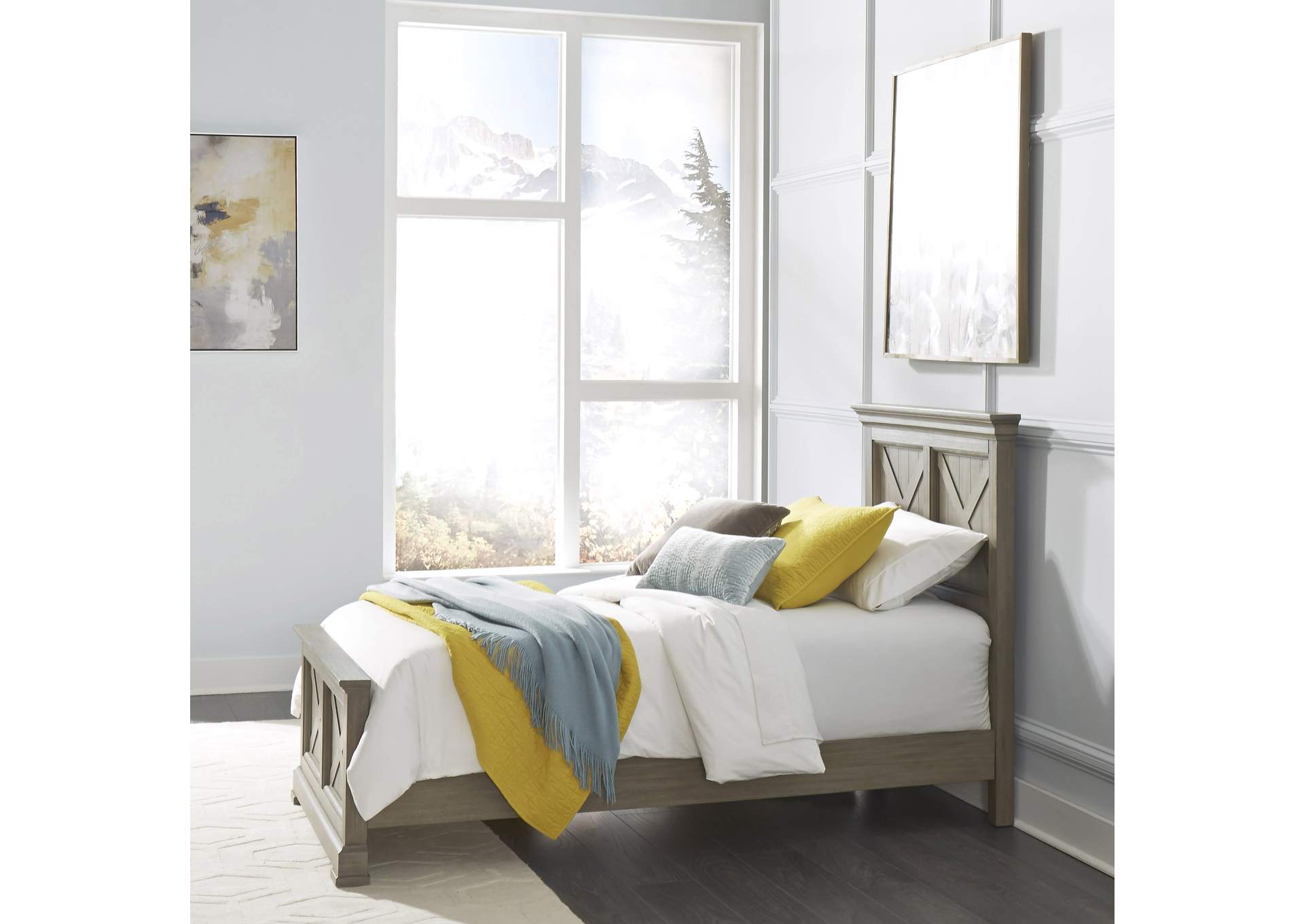 Walker Gray Twin Bed,Homestyles