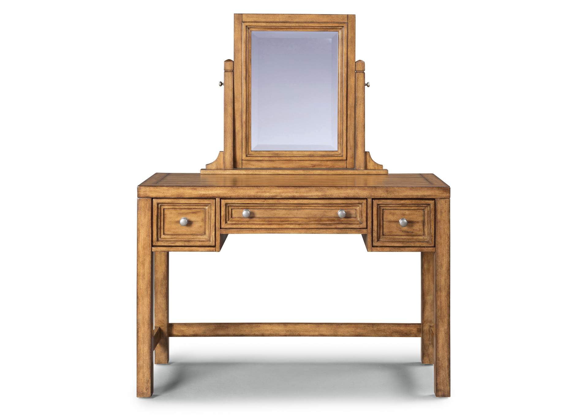 Tuscon Brown Vanity with Mirror,Homestyles