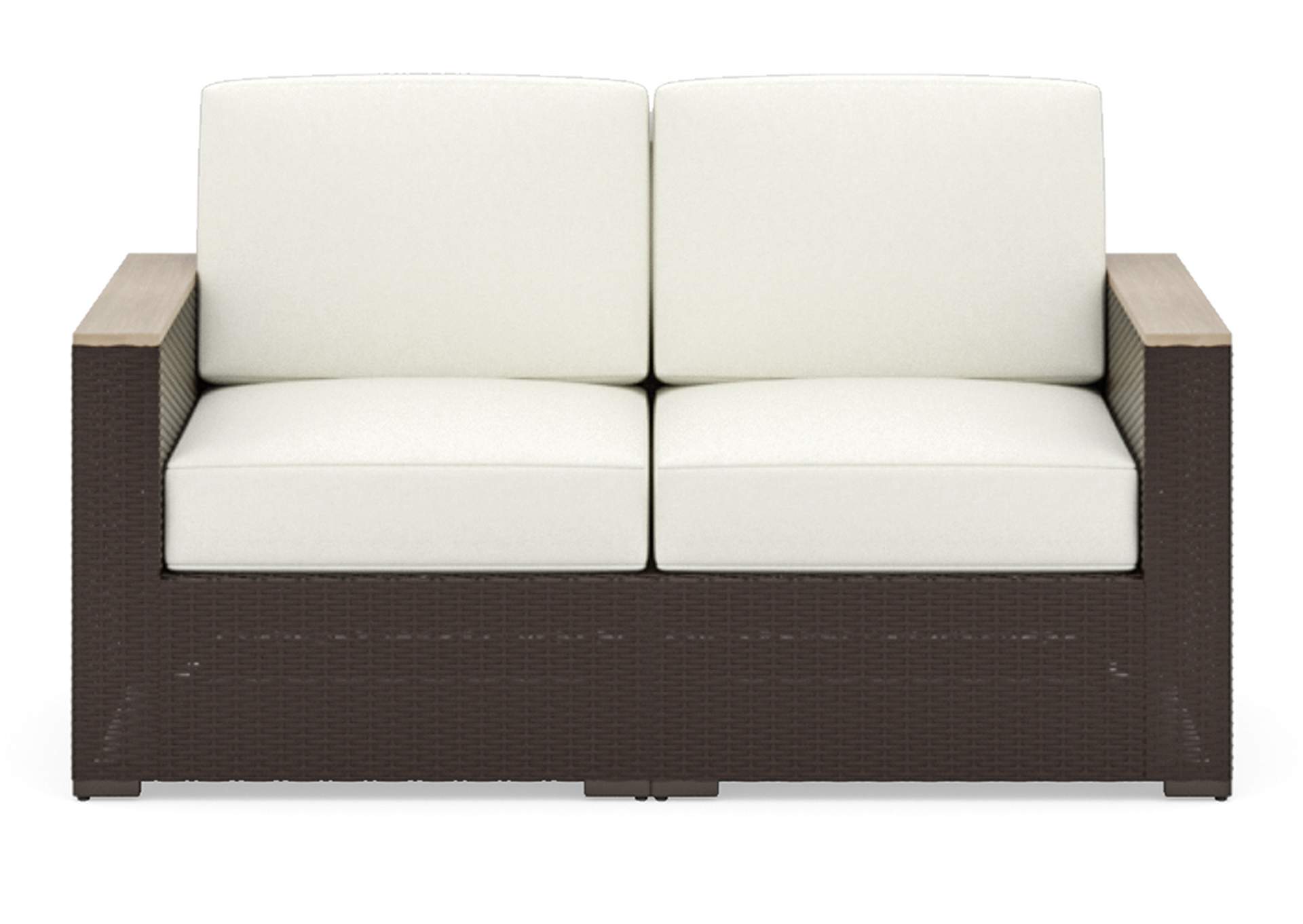 Palm Springs Brown Outdoor Loveseat,Homestyles