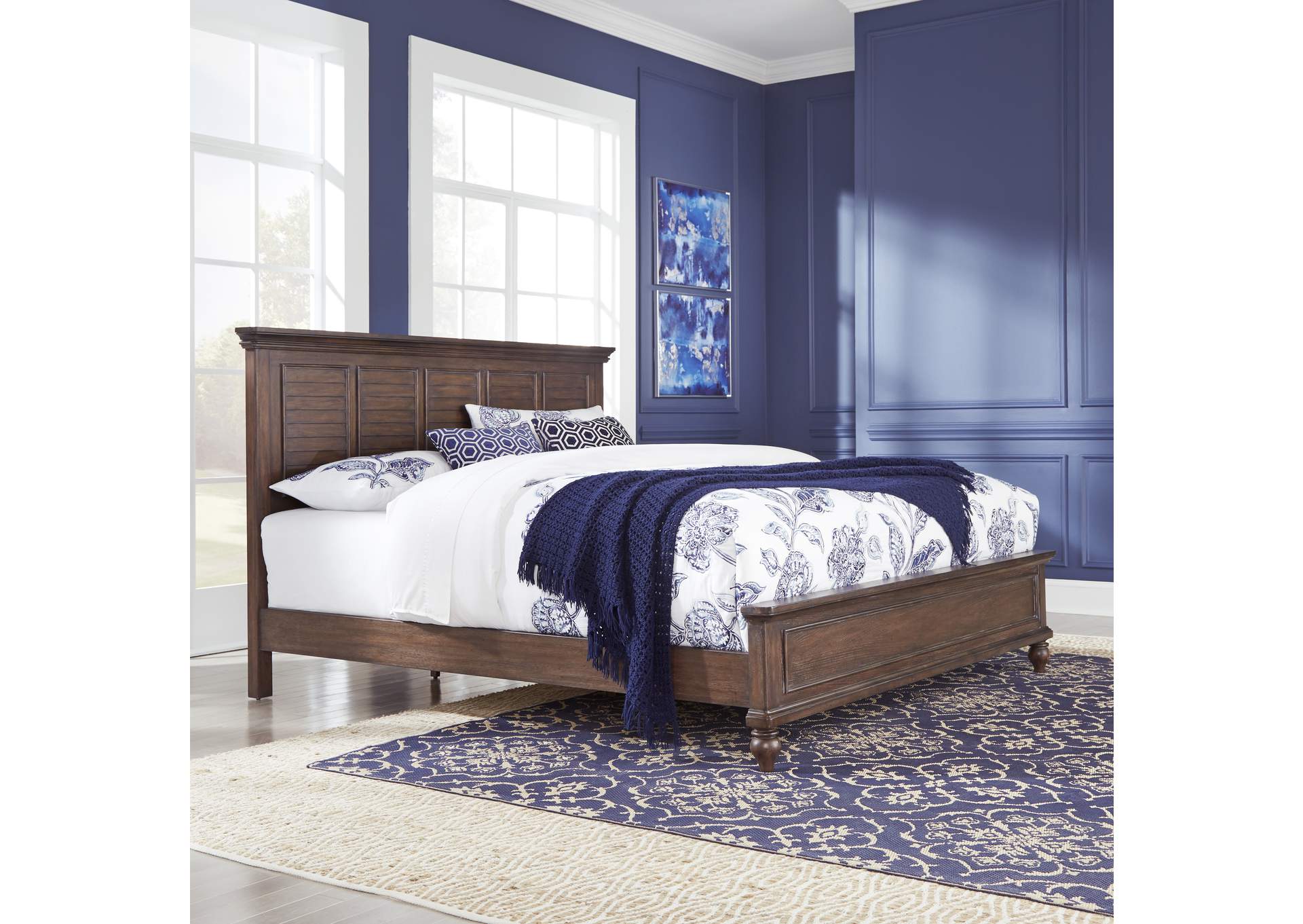 Marie Brown King Bed,Homestyles