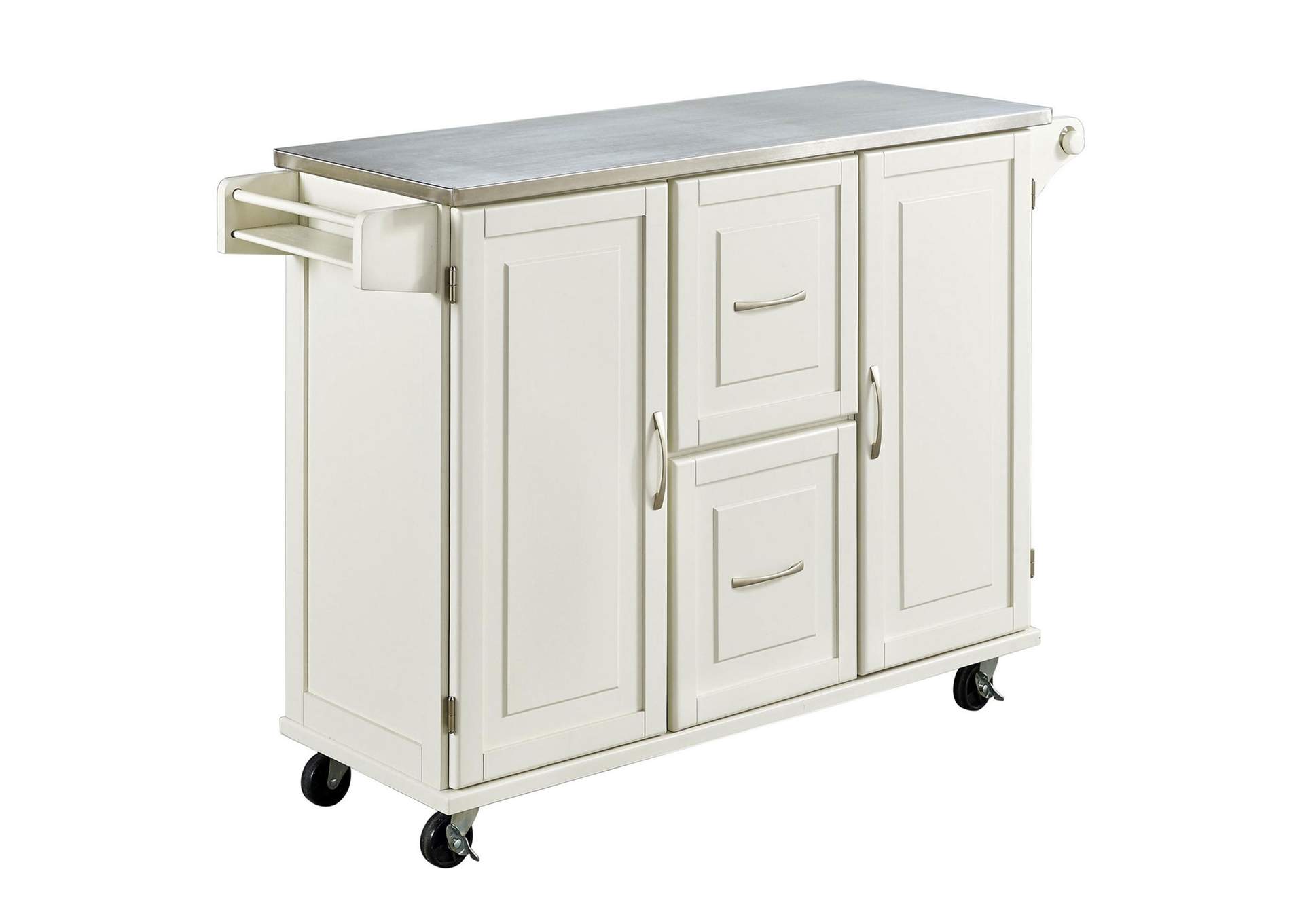 Blanche Kitchen Cart By Homestyles,Homestyles